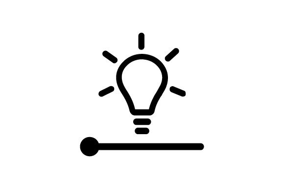 Brightness Control Icon: A Versatile Design Asset