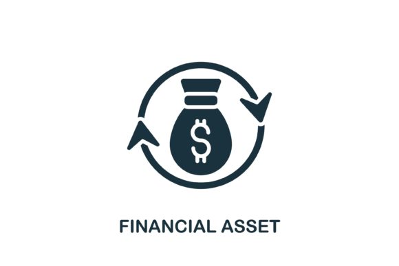 Financial Asset Icon: A Simple Visual Tool for Banking, Business, and Design Projects