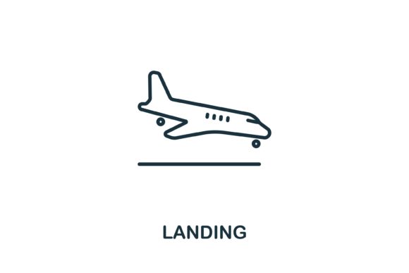 Landing Icon from Airport Collection: Choosing the Right Visual for Your Design Needs