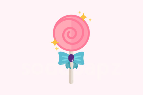 Sweet Deluxe - Candy Lollipop Icon: A Versatile Design Asset for Every Creator